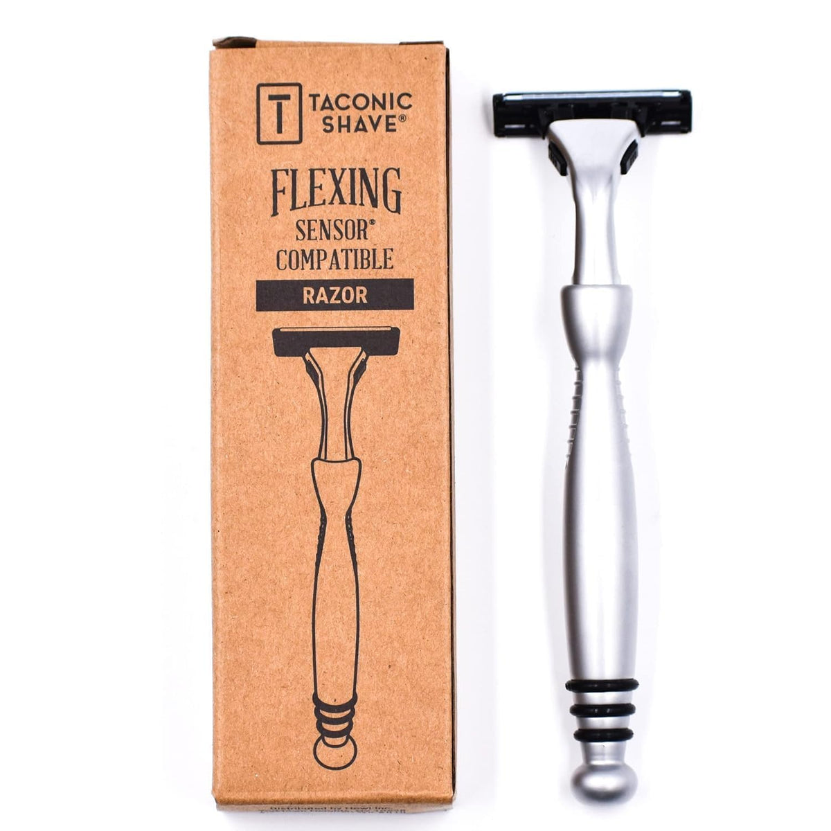 Taconic Heavyweight Sensor-Compatible Triple Blade Pivot Razor