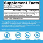 Buy now Doctors Best Vegan DHA from Algae, Supports Brain & Cardiovascular Health, Non-GMO, Gluten Free, Soy Free, Vegan 60 Veggie Softgels at indiglob india