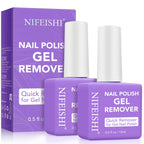 Gel Nail Polish Remover, (2pcs) Gel Polish Remover for Nails, No Need for Foil, Quick & Easy Polish Remover In 2-3 Minutes, No Need Soaking Or Wrapping-15ml