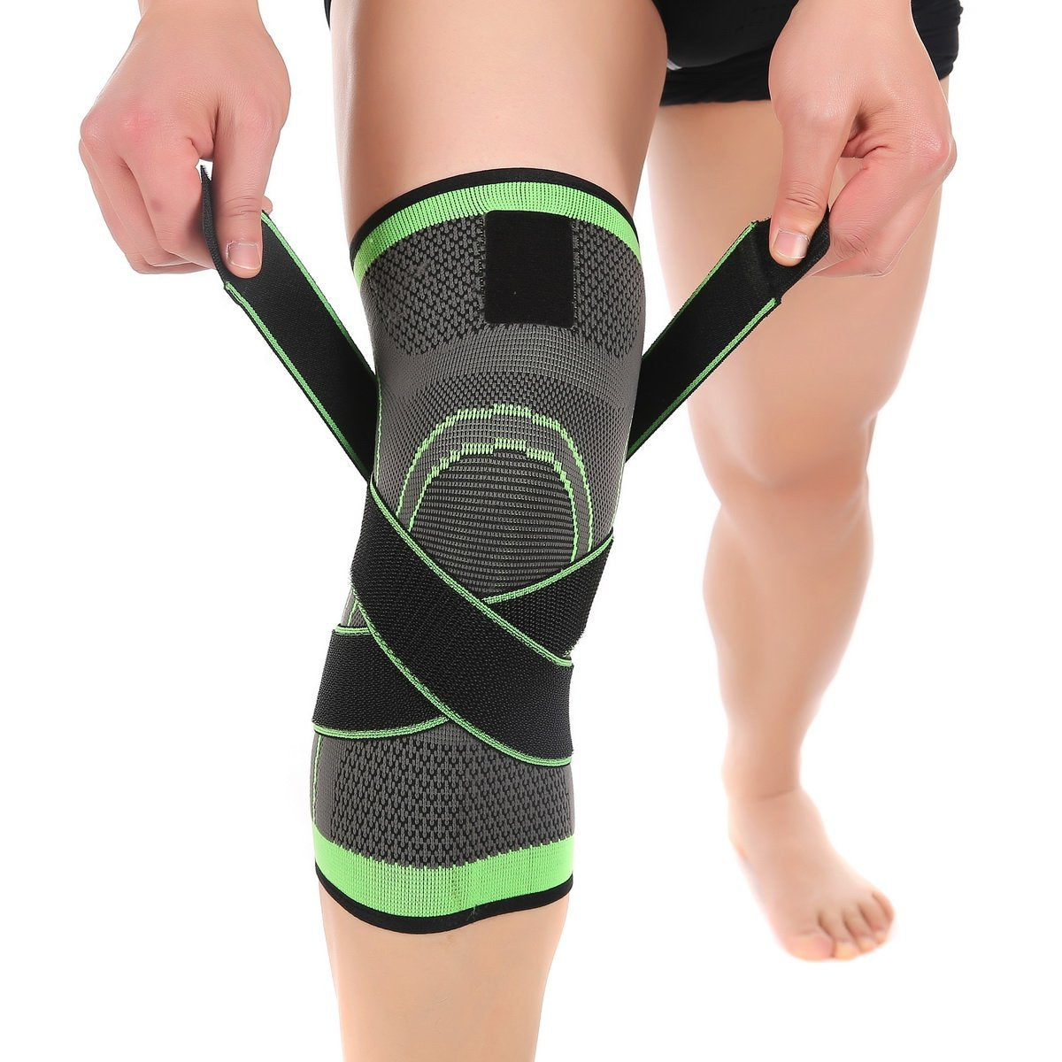 Buy now Knee Sleeve, Knee Pads Compression Fit Support -for Joint Pain and Arthritis Relief, Improved Circulation Compression - Wear Anywhere - Single (XXL) XXL Green at indiglob india