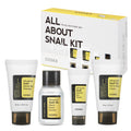 Buy now COSRX All About Snail Mucin Korean Skin Care Set, Mini Travel Essentials, Travel Size Gift Set with Snail Mucin Face Wash, Serum, Moisturizer & Eye Cream, Rejuvenating Kit at indiglob india