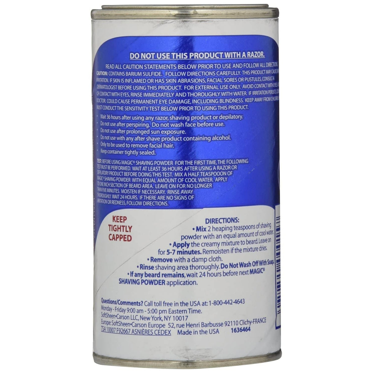 Magic Shaving Powder Blue Regular Strength 5 oz (Pack of 5)