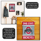 College Flags & Banners Co. Ohio State Buckeyes Garden Flag