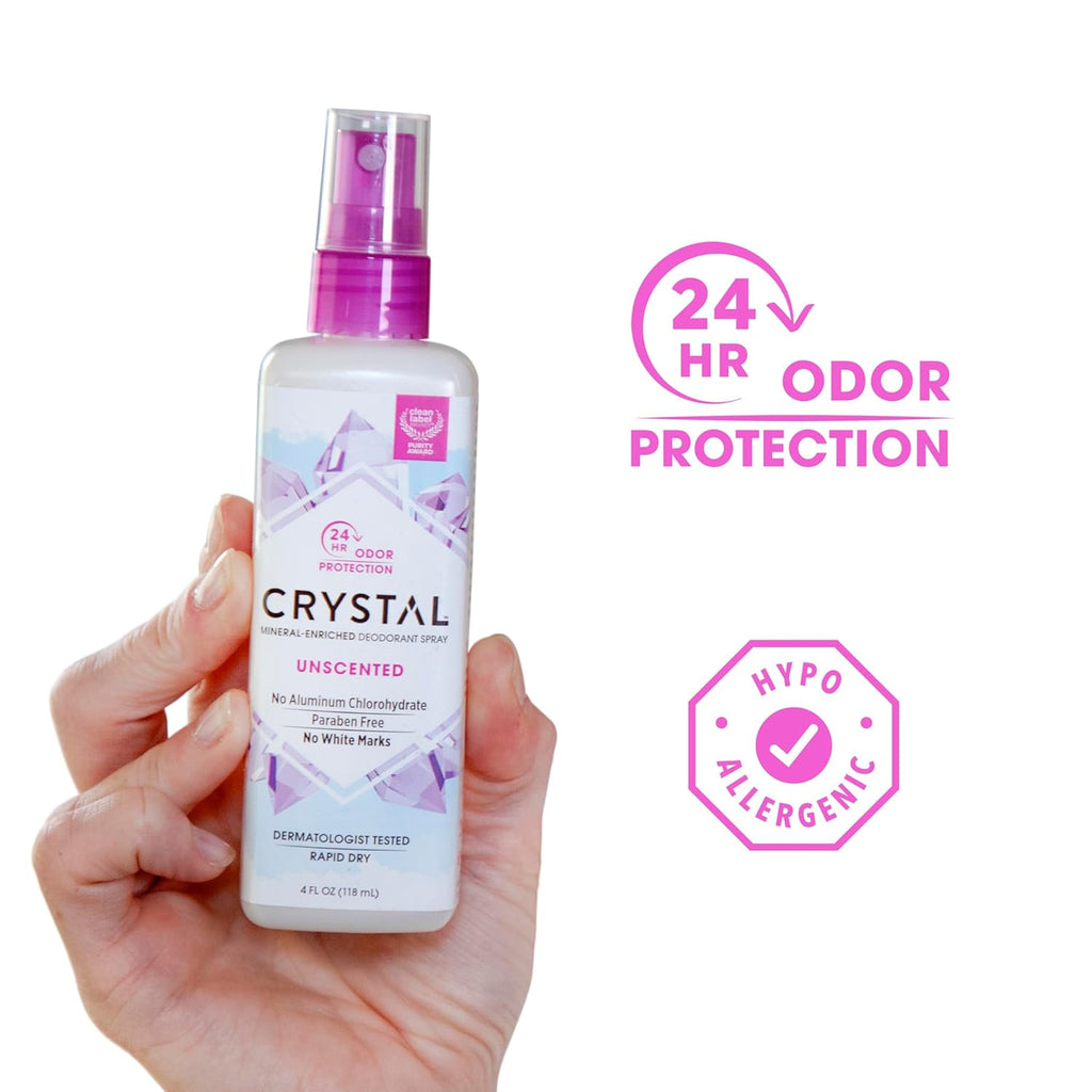 Buy now Crystal Body Deodorant Spray-4 fl oz, 2 pack at indiglob india
