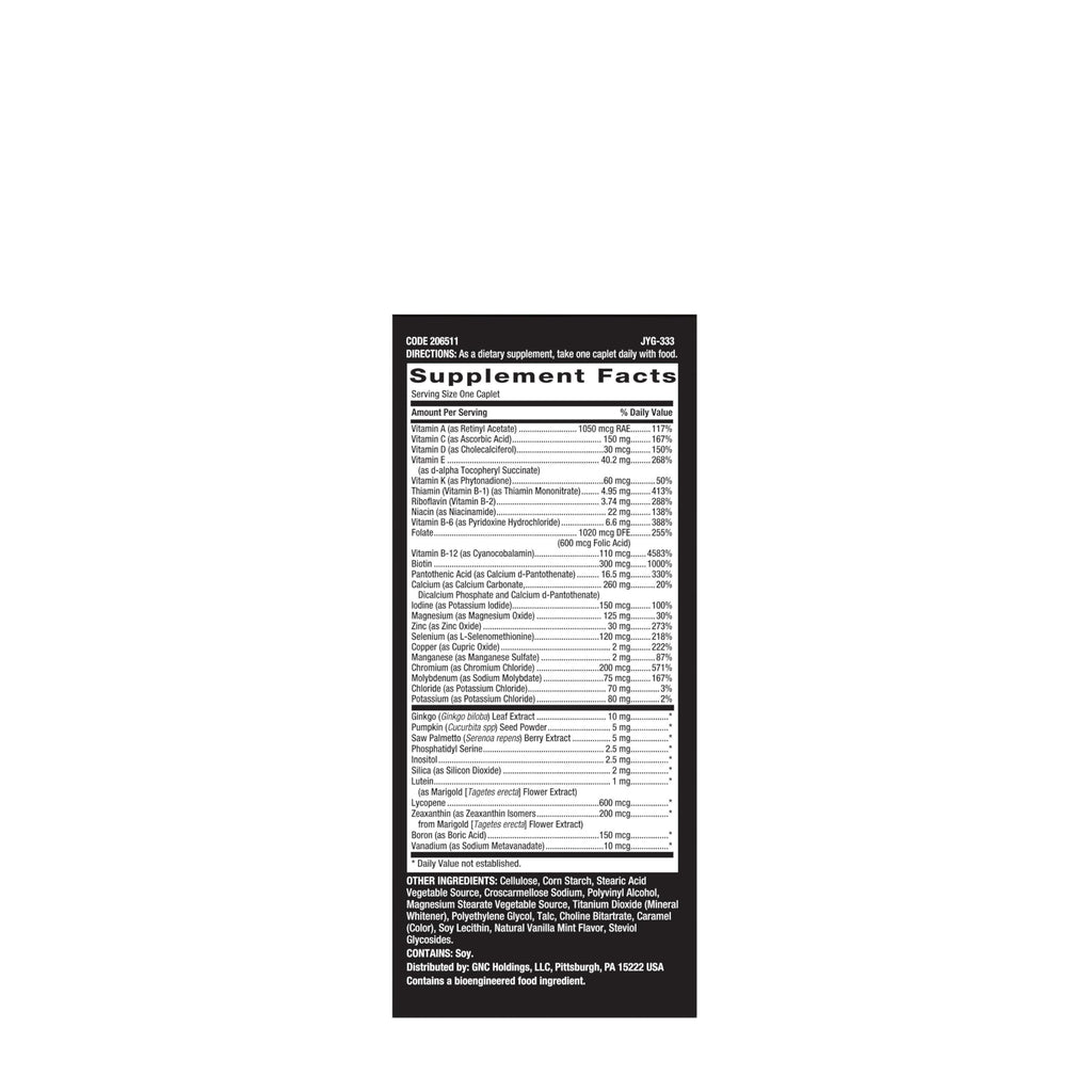 Buy now GNC Mega Men 50 Plus Multivitamin | Antioxidants | Heart Health | Prostate and Circulatory Support | 1 Daily at indiglob india