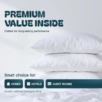 Buy now White Classic King Pillow Covers with Zipper 2 Pack - 20 x 36 Ultra-Soft, Cozy and Noiseless King Pillow Protector, 200 Thread Count, Fade-Resistant Pillow Shams at indiglob india
