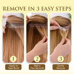 Tape in Extension Remover Spray, Fast Acting Wig Glue Remover & Adhesive Residue Hair Glue Remover, Lace Wigs, Hairpieces & Double Sided Extension Tape in Remover, Gentle on Skin, 4oz/118ml