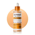 Dr.Melaxin Peel Shot Black Rice Exfoliating Ampoule, Face Exfoliator with AHA BHA Niacinamide Rice Bran Water, Blackhead Remover, Pore Minimizer, Brightening Glass Skin Serum, Korean Skin Care, 2.7 oz