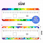 32 Packs Number Line Dry Erase Board Cards, Math Manipulatives for Class