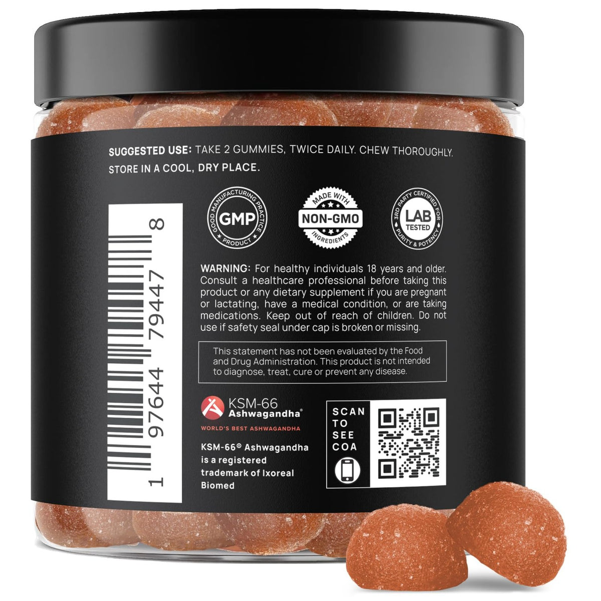 4,050mg Libido Support for Women KSM66® Ashwagandha Gummies + 30x Strength Red Maca Root - High Potency Libido, Mood & Testosterone Booster for Women Fast Acting - Natural Aphrodisiac Spicy Gummies