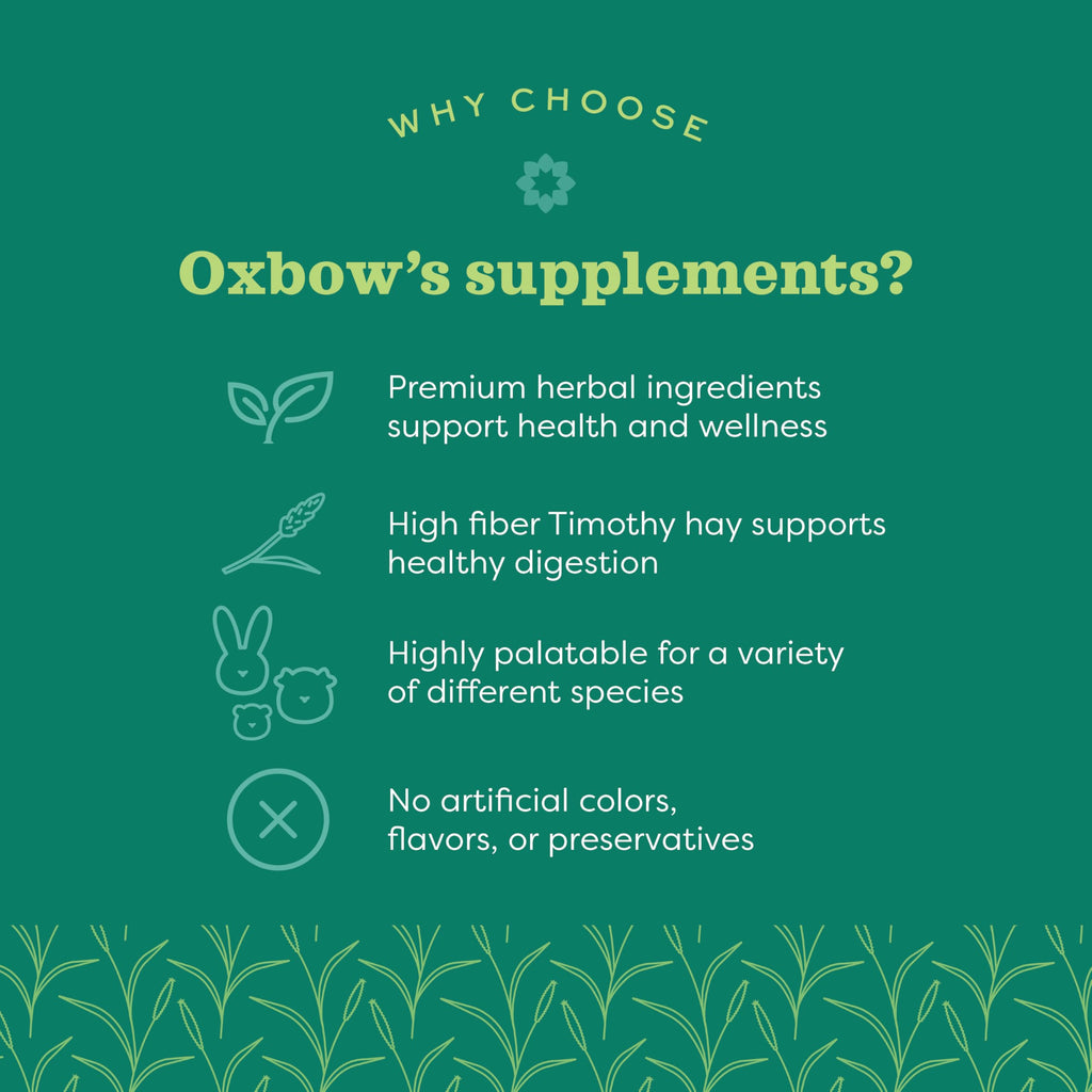 Oxbow Natural Science Skin & Coat Support for Rabbits & Guinea Pigs, 4.2 oz