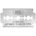 Shaving Revolution Double Edge Razor Blades - 50 Count | Platinum Japanese Stainless Steel - Smooth, Precise & Clean Shave - Fits Standard Safety Razors - Long-Lasting Sharpness