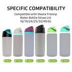 Rubber Gasket Replacement,Compatible with Owala Freepsip Water Bottle 16/24/25/32/40 Oz Straw Lid, O Ring Seal for Owala Kids 12& 15 Oz Tumbler Cap- 4 Pack Silicone Seals