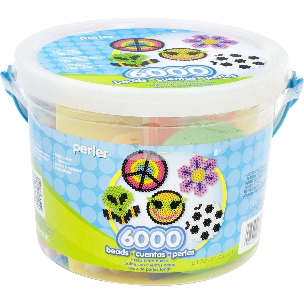 Buy now Perler Multi Mix Assorted Fuse Bead Bucket, 6000 pcs Default at indiglob india