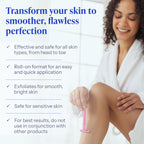 Tend Skin Refillable Roll-On Solution For Razor Bumps & Ingrown Hair 2.5 Oz | Solution for Unsightly Razor Burns, Post Shaving and Waxing Toner, Deodorant, Made in USA