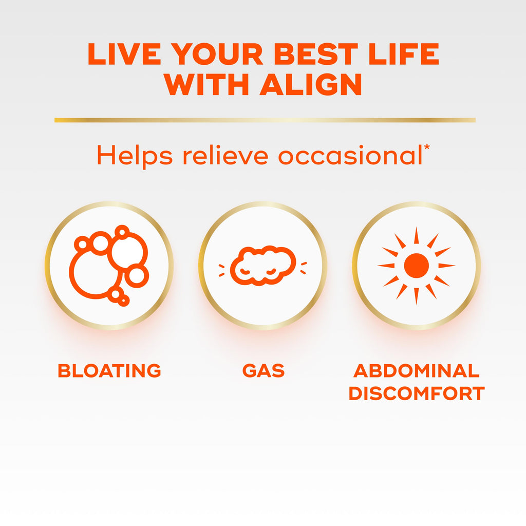 Align Probiotic, Pro Formula, Probiotics for Women and Men, Probiotics for Digestive Health, Men and Womens Probiotic Capsules Help Relieve Occasional Bloating & Gas*, 63 Capsules