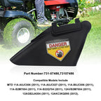 Lawn Mower 731-07486 Side Discharge Chute for Most 21" Hand Pushed Lawn Mower Compatible with Craftsman Columbia Huskee Troy Bilt Yard-Man MTD TB110, TB130, TB220, TB230 & 11A, 12A Series Mowers