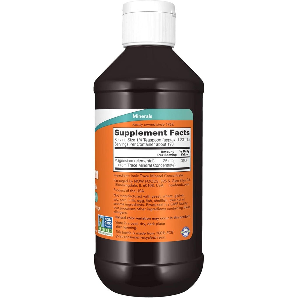 Buy now NOW Supplements, Liquid Magnesium with Trace Mineral, Nervous System Support*, 8-Ounce at indiglob india