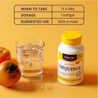Buy now Healthy Origins Ubiquinol (Active Form of CoQ10), 300 mg - Ubiquinol Supplements for Heart Health & Antioxidant Support - Gluten-Free & Non-GMO Supplement - 150 Softgels at indiglob india