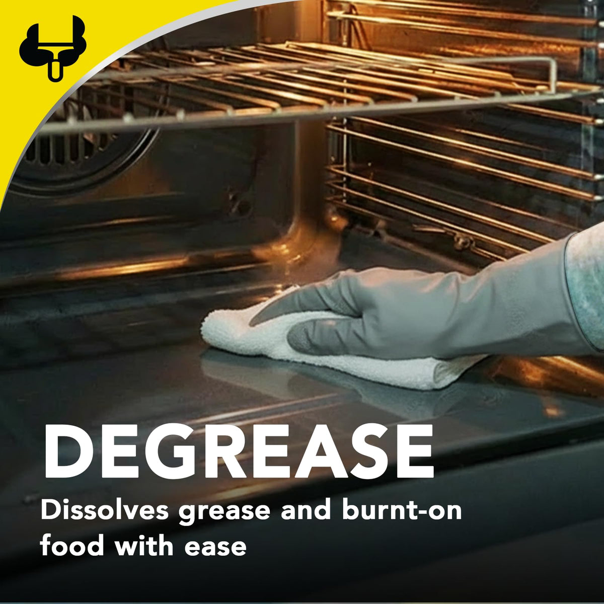 Weiman Heavy Duty Foaming Oven Cleaner & Degreaser, Removes Burnt-On Grease, Food Residue from Ovens, Grills, Broiler Pans, Phosphate Free, 14.5 oz