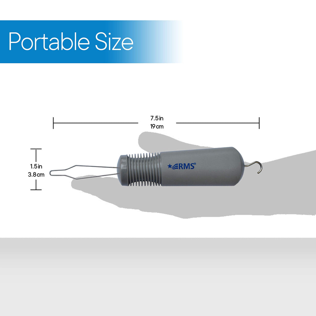 RMS Button Hook with Zipper Pull Button Assist Device with Comfort Grip