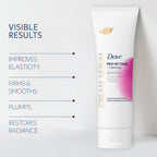 Dove Body Cream Serum Pro-Retinol + Firming Lotion for Firmness 8oz | Hydrating Lotion for Elasticity, with Collagen Peptides, Niacinamide and Antioxidants, Lightweight formula
