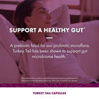 Host Defense Turkey Tail, Digestive & Immune, 240 (2 Units of 120 Ct) | Digestive, Gastrointestinal, Immune Response, and Gut Microbiome Support, Turkey Tail Mushroom Supplement, 60 Servings Each