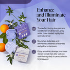 Buy now Kitsch Toning Purple Shampoo & Conditioner Bar Set For Blondes & Color Treated Hair - With Biotin for Strengthening & Neutralizing Brassy Tones - Vegan, Silicone & Sulfate Free - Made in USA at indiglob india
