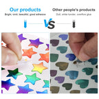 1710 Pcs Star Stickers for Kids Reward, Small Sparkly Holographic Sticker for School Classroom Student Teacher Supplies Behavior Reward Chart and DIY Decoration
