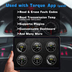 Buy now Veepeak Mini WiFi OBD II Scanner Adapter Car Check Engine Light Diagnostic Code Reader Scan Tool for iOS and Android Black at indiglob india