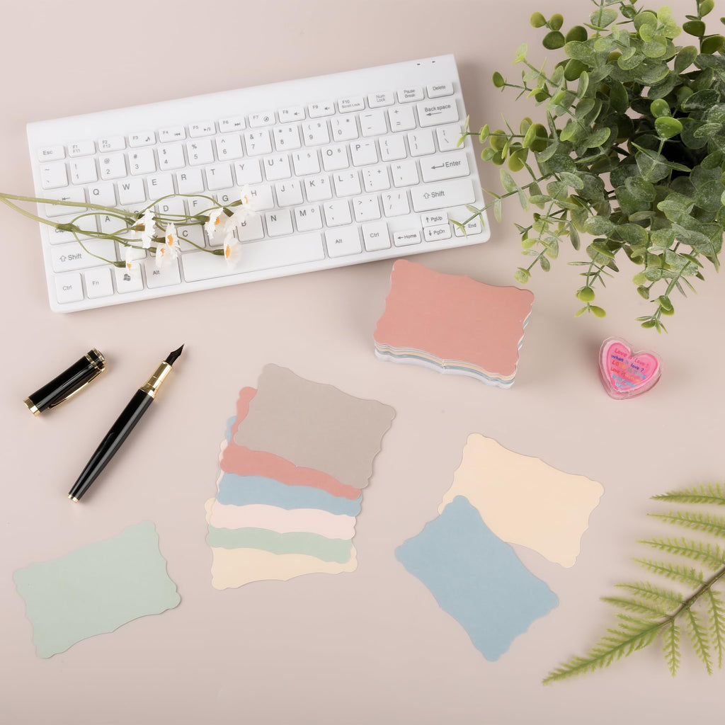 144 Pcs Small Business Cards Mini Size, Blank Note Gift Cards for Business Supplies, Personalized, Custom, Prayer Board, Index Cards. Vintage Assort Colors