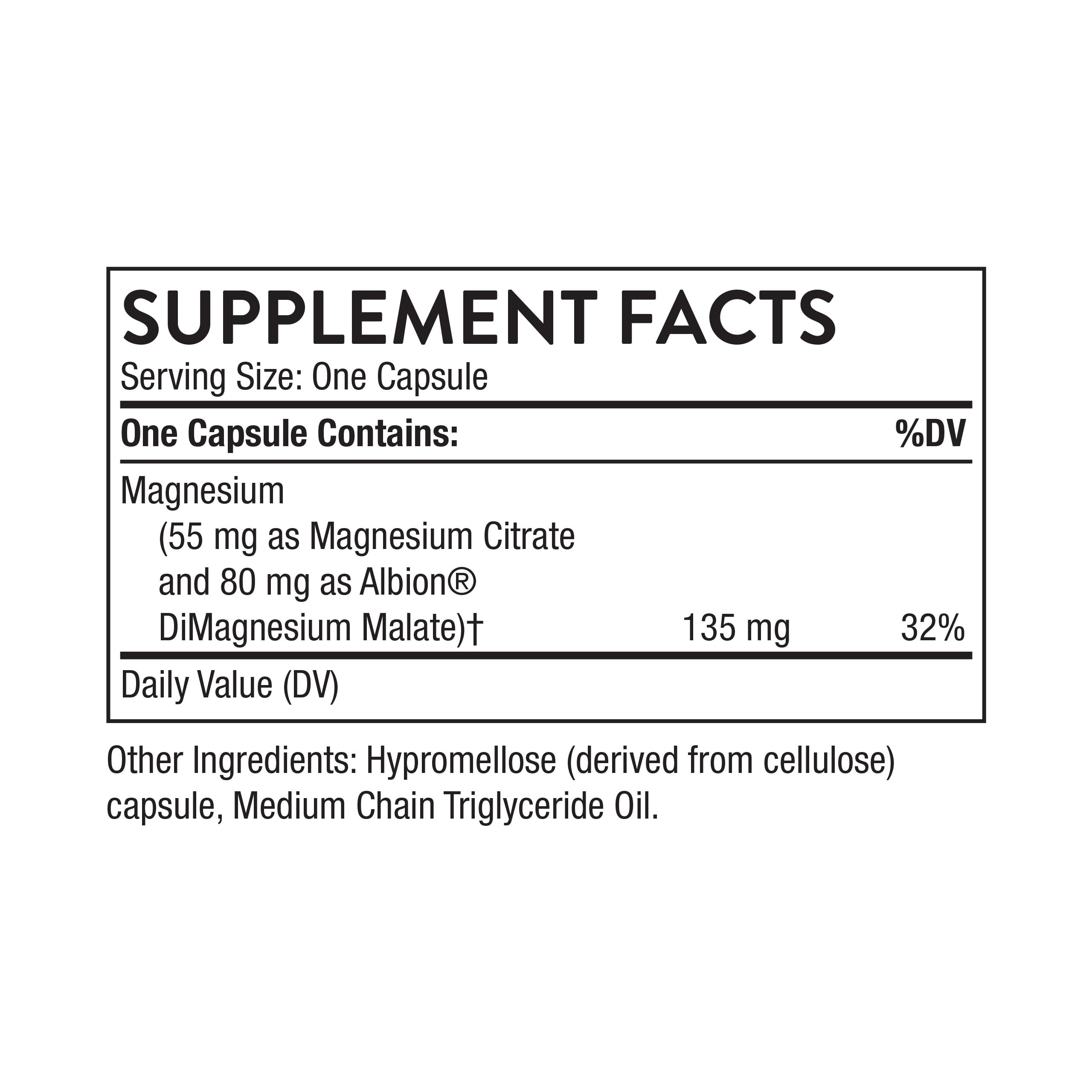 THORNE Magnesium CitraMate, Magnesium Citrate & Malate, 90 Capsules | Supports Heart Health, Skeletal Muscles, Cardiac & Lung Function, Bone Density, Fatigue & More*, NSF Contents Certified