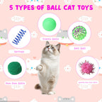 Cat Toys for Indoor Cats 40 PCS Kitten Toys