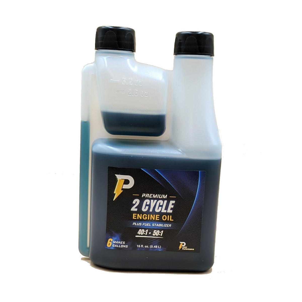 Power Performance Premium 2-Cycle Oil 16oz Easy to Measure Bottle