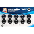 KGC RFA-67 6 Volt Replacement Dog Collar Batteries, Ultra Fit PIF-300 RF300 PIF-275-19 PRF-3004W PUL-250 PUL-275 PIG00-13661 PBC-102, Compatible with PetSafe RFA 67 Battery (10 Pack)