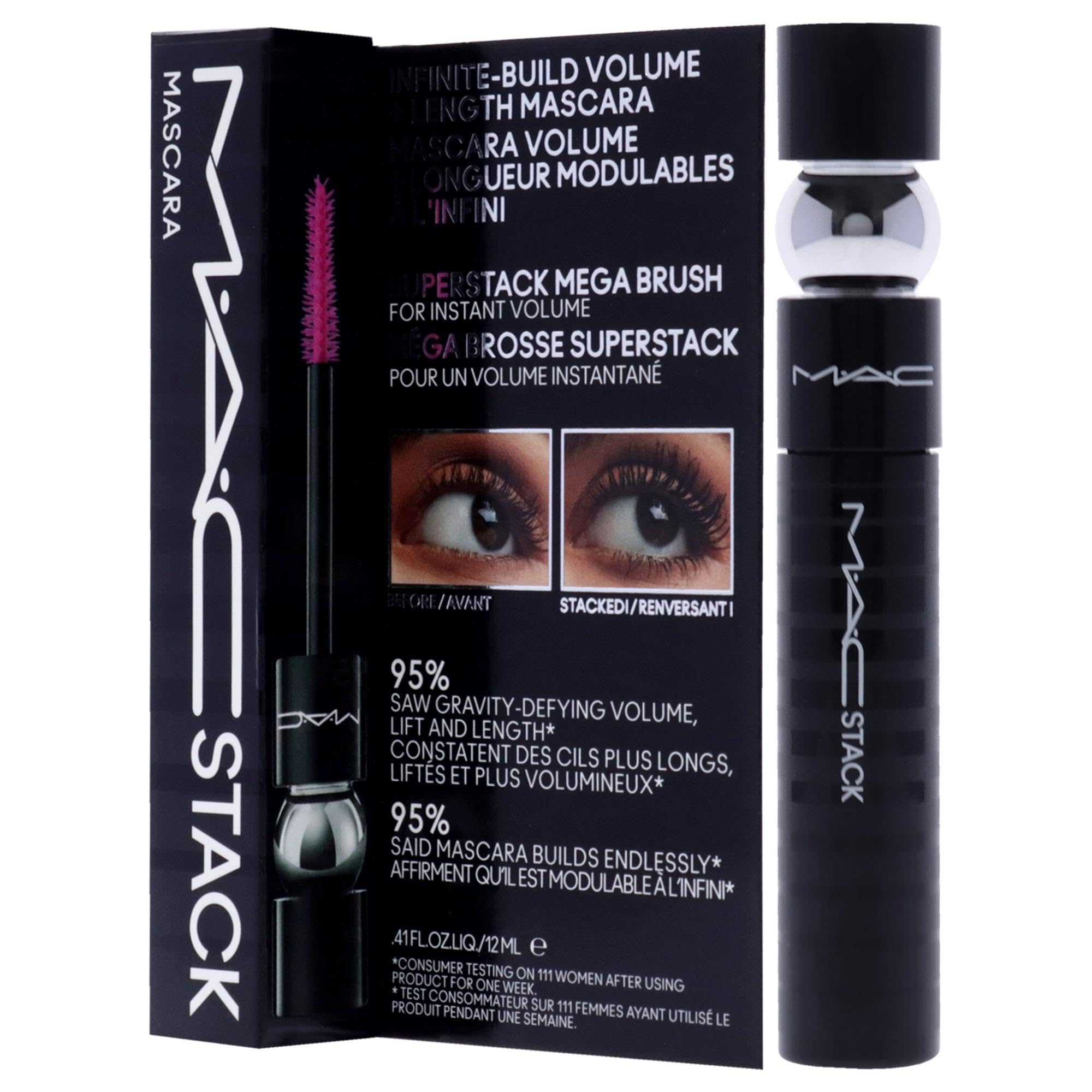 Buy now MAC MAC Stack Mascara Superstack Macro Brush Mascara Women 0.41 oz at indiglob india
