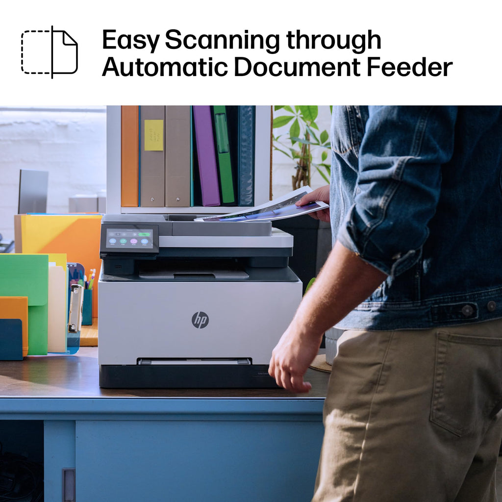 HP Color LaserJet Pro MFP 3301sdw Wireless All-in-One Color Laser Printer, Office Printer, Scanner, Copier, ADF, Duplex, Best-for-Office (499Q3F)