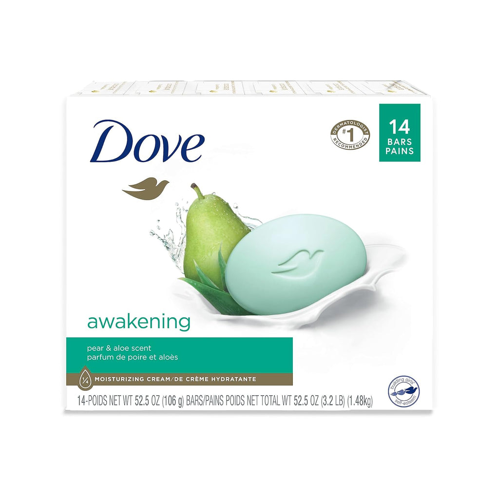 Buy now Dove Beauty Bar Gentle Skin Cleanser Moisturizing, 3.75 oz, 6 Bars Pear and Aloe Vera 3.75 Ounce (Pack of 14) at indiglob india