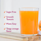 Metamucil 4-in-1 Psyllium Husk GLP-1 Friendly Fiber Supplement, Sugar-Free, 114 teaspoons, Orange Flavored, Daily Fiber Powder for Digestive Health, made with Plant-Based Psyllium Husk Fiber