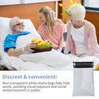 7.8 x 11.8 Inch Disposable Ostomy Waste Bags 50-Pack