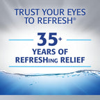 REFRESH OPTIVE Advanced PF Lubricant Eye Drops Preservative-Free Artificial Tears, 0.01 fl oz (0.4 mL), 30 Single-Use Containers