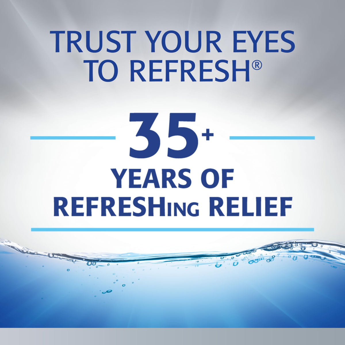 REFRESH OPTIVE Advanced PF Lubricant Eye Drops Preservative-Free Artificial Tears, 0.01 fl oz (0.4 mL), 30 Single-Use Containers