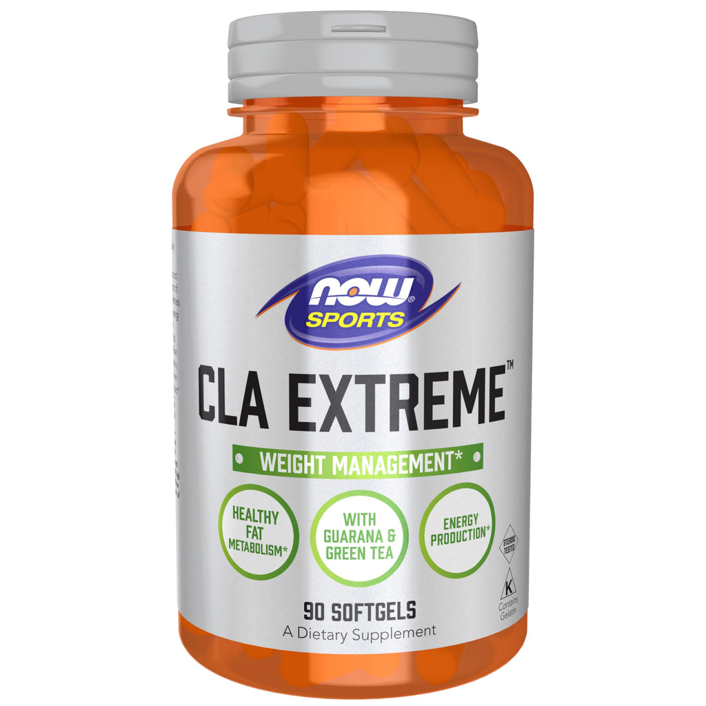 Buy now NOW Foods Sports Nutrition, CLA Extremeâ„¢ (Conjugated Linoleic Acid) With Guarana & Green Tea, 90 Softgels at indiglob india