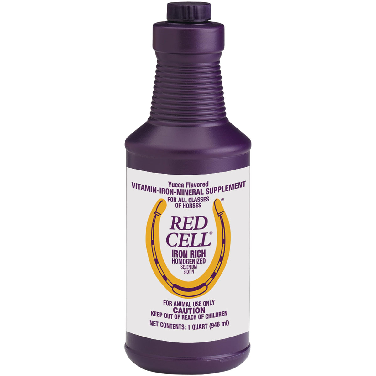 Horse Health Red Cell, Liquid Iron-Mineral Supplement 1 Qt, 16-Day Supply
