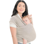Buy now KeaBabies Baby Wrap Carrier - All in 1 Original Baby Carrier Newborn to Toddler Sling, Easy to Wear, Hands Free Bonding, Lightweight, Breathable Infant Wraps (Classic Gray) at indiglob india