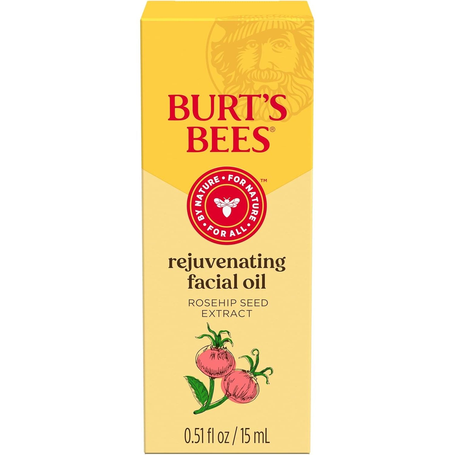 Buy now Burt's Bees Gua Sha Face Oil With Rosehip Seed Extract, Reduces Appearance of Fine Lines and Wrinkles, Use with Ice Roller & Facial Tools, Natural Origin Skin Care, 0.51 fl. oz. at indiglob india
