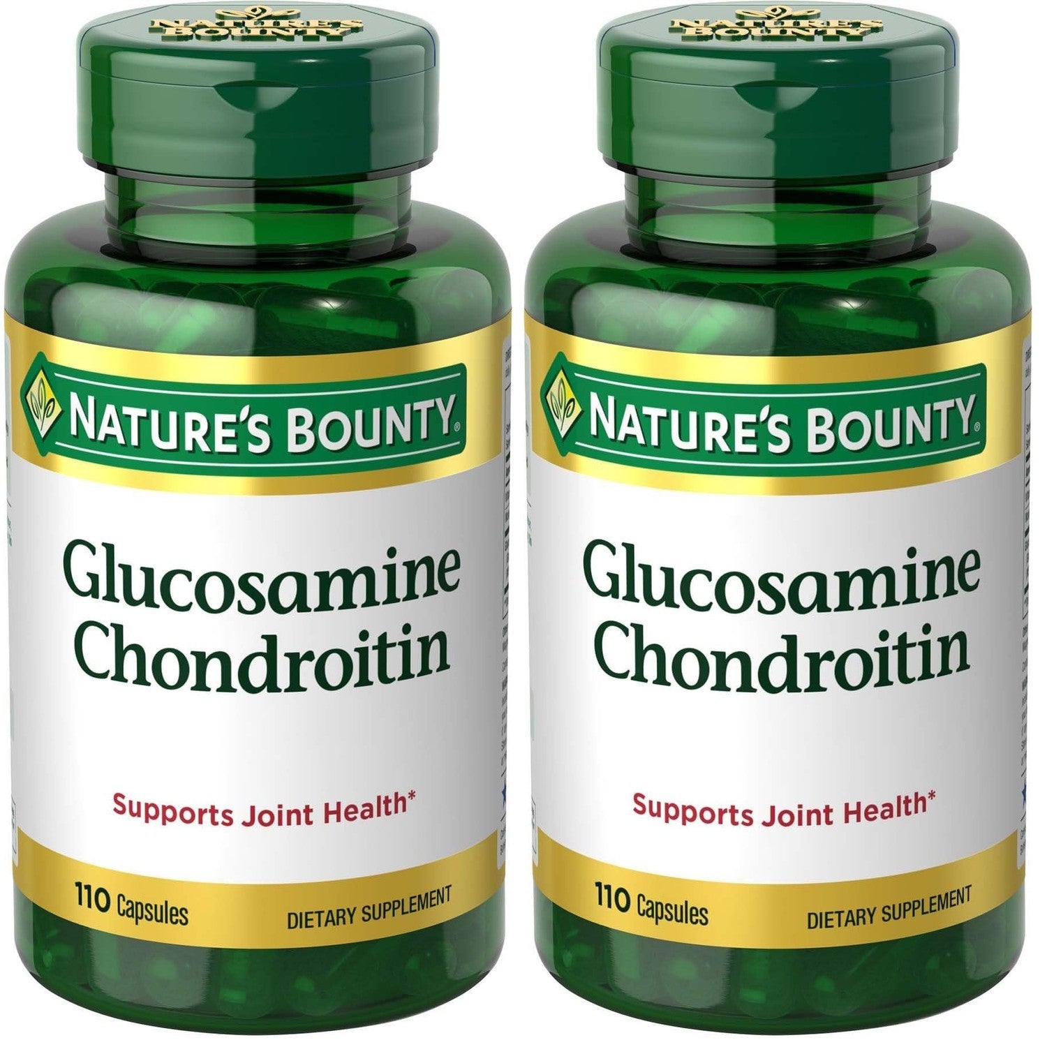 Nature's Bounty Glucosamine Chondroitin Pills and Dietary Supplement