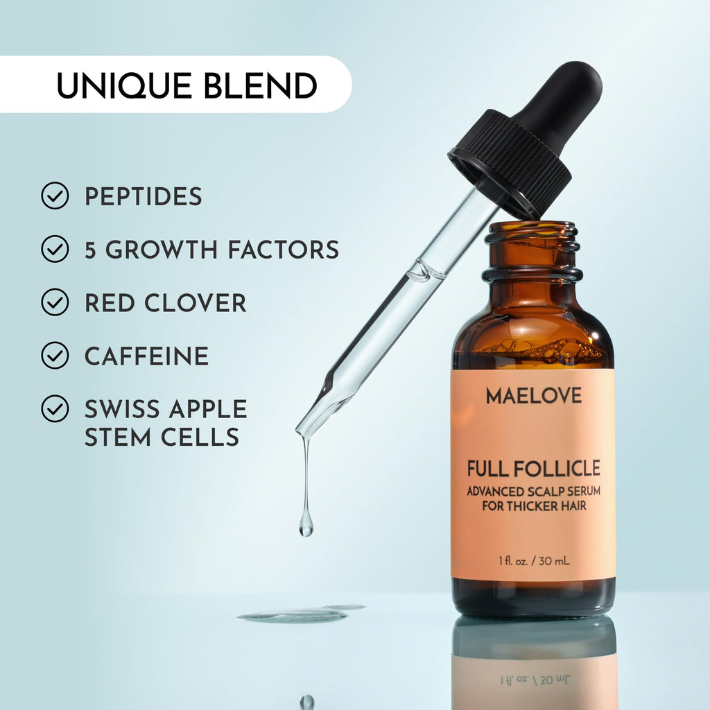 Maelove Full Follicle Advanced Scalp Serum with Peptides and Growth Factors