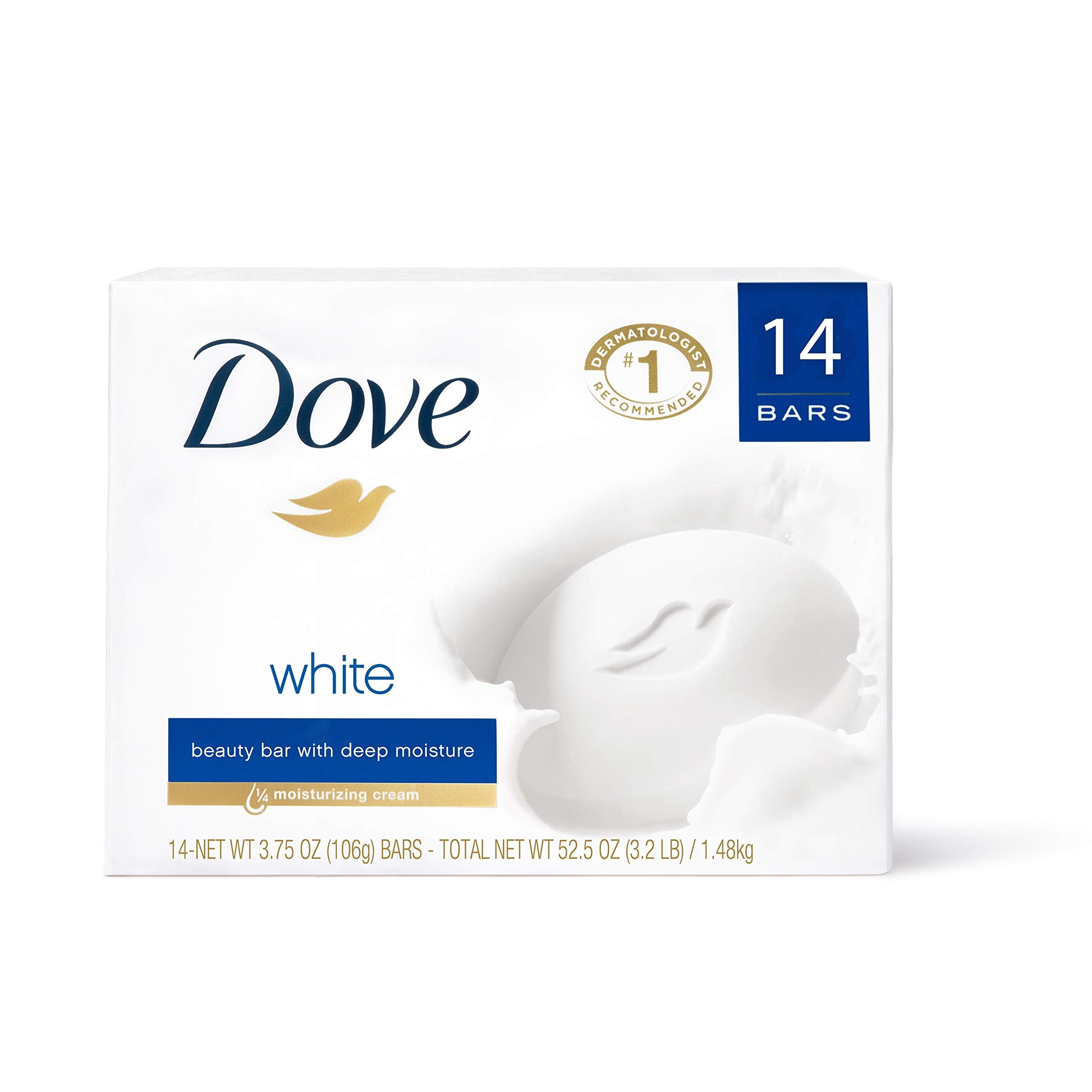 Buy now Dove Beauty Bar Soap Original 24 Count for Soft, Smooth Skin, with 1/4 Moisturizing Cream 3.75 oz at indiglob india