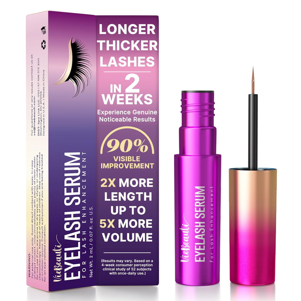VieBeauti EyeLash Growth Serum for Longer Fuller Thicker Looking Lashes 5 mL